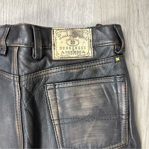 Lucky Brand Brown Leather Pants